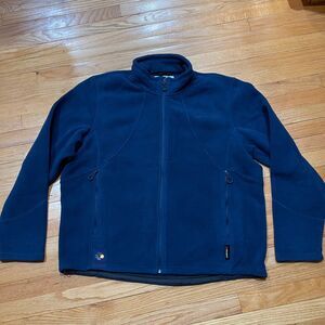Beretta Mens Full Zip Fleece Jacket Size 3XL Navy Blue EXCELLENT CONDITION